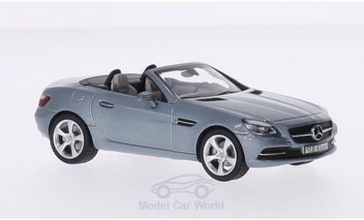 Coche miniatura Mercedes Classe SLK 1/43 Schuco SLK-Klasse (R172) metalico gris 2011 Mercedes Classe SLK 1/43 Schuco SLK-Klasse (R172) metalico gris 2011 coche miniatura