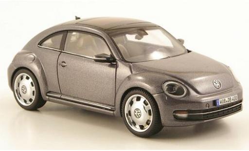 Coche miniatura Volkswagen Beetle 1/43 Schuco metalico gris 2011 Volkswagen Beetle 1/43 Schuco metalico gris 2011 coche miniatura