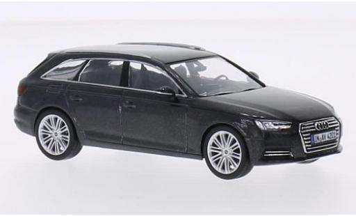 Coche miniatura Audi A4 1/43 Spark Avant metalico gris 2015 Audi A4 1/43 Spark Avant metalico gris 2015 coche miniatura