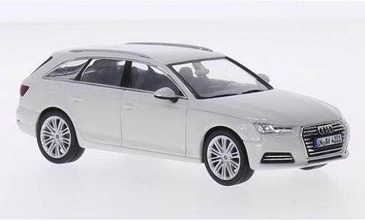 Audi A4 1/43 Spark Avant blanco 2015 coche miniatura