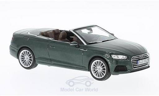 Coche miniatura Audi A5 1/43 Spark Cabriolet metalico verde 2016 Audi A5 1/43 Spark Cabriolet metalico verde 2016 coche miniatura