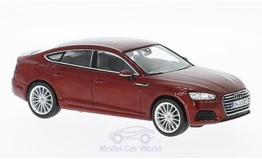 Coche miniatura Audi A5 1/43 Spark Sportback metalico rojo 2016 Audi A5 1/43 Spark Sportback metalico rojo 2016 coche miniatura