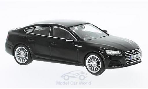 Coche miniatura Audi A5 1/43 Spark Sportback negro 2016 Audi A5 1/43 Spark Sportback negro 2016 coche miniatura