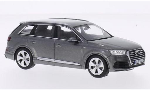 Audi Q7 1/43 Spark metalico gris 2015 coche miniatura