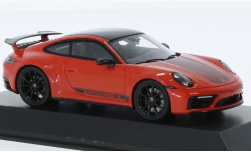 Coche miniatura Porsche 992 S 1/43 I Spark 911  Carrera Gijs van Lennep Edition naranja Porsche 992 S 1/43 I Spark 911  Carrera Gijs van Lennep Edition naranja coche miniatura