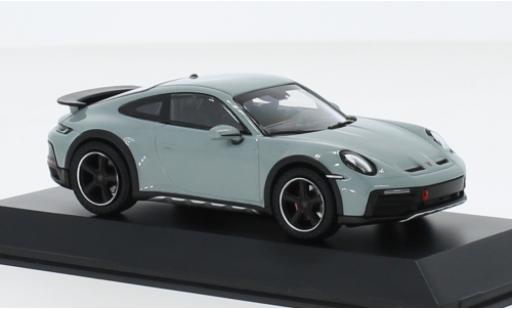 Coche miniatura Porsche 992 1/43 I Spark 911  Dakar metallise gris Porsche 992 1/43 I Spark 911  Dakar metallise gris coche miniatura
