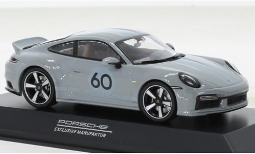 Coche miniatura Porsche 992 1/43 I Spark 911  Sport Classic metallise gris clair 2022 Porsche 992 1/43 I Spark 911  Sport Classic metallise gris clair 2022 coche miniatura