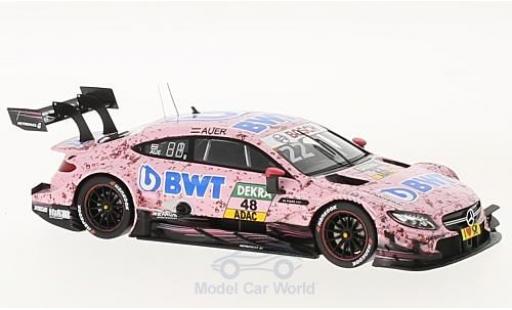Mercedes Classe C 1/43 Spark AMG C63 DTM No.22 DTM 2017 L.Auer coche miniatura