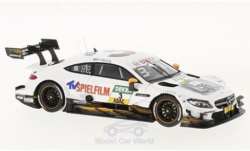 Mercedes Classe C DTM 1/43 Spark AMG C63 DTM No.3 TV Spielfilm DTM 2017 P.Di Resta coche miniatura