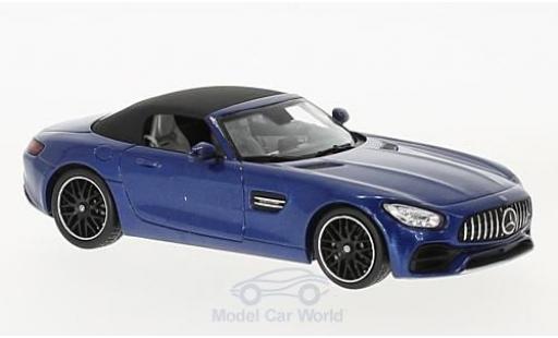 Coche miniatura Mercedes AMG GT 1/43 Spark Roadster metalico azul Mercedes AMG GT 1/43 Spark Roadster metalico azul coche miniatura