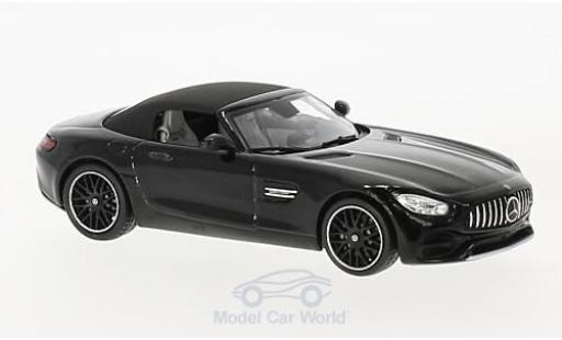 Coche miniatura Mercedes AMG GT 1/43 Spark Roadster metalico negro Mercedes AMG GT 1/43 Spark Roadster metalico negro coche miniatura