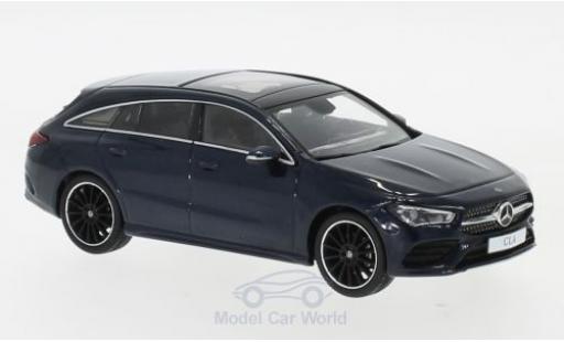 Coche miniatura Mercedes CLA 1/43 Spark Shooting Brake metalico azul 2019 Mercedes CLA 1/43 Spark Shooting Brake metalico azul 2019 coche miniatura