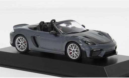 Coche miniatura Porsche 718 1/43 I Spark Spyder RS grau 2024 1:43 Porsche 718 1/43 I Spark Spyder RS grau 2024 1:43 coche miniatura