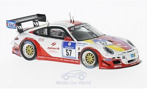 Coche miniatura Porsche 991 GT3 1/43 Spark 911 () GT3 No.57 Kremer Racing 24h Nürburgring 2016 E.Baunach/W.Kaufmann/E.Salewsky/P.Haezebrouck Porsche 991 GT3 1/43 Spark 911 () GT3 No.57 Kremer Racing 24h Nürburgring 2016 E.Baunach/W.Kaufmann/E.Salewsky/P.Haezebrouck coche miniatura