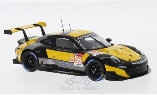 Porsche 991 RSR 1/43 Spark 911 ( II) RSR No.56 Project 25 WEC 2018 E.Perfetti/P.Lindsey/J.Bergmeister coche miniatura