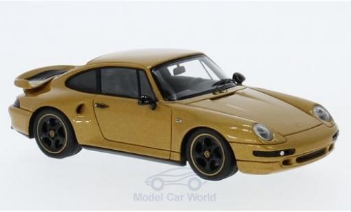 Porsche 993 Turbo 1/43 Spark 911 () Turbo Classic Series gold coche miniatura