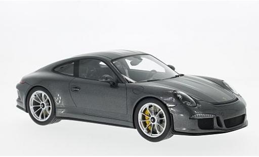 Porsche 991 R 1/18 Spark 911 R () metalico gris 2017 coche miniatura