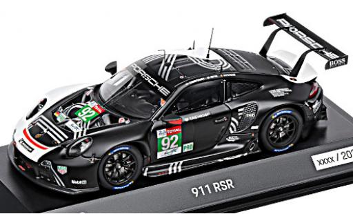Coche miniatura Porsche 992 RSR 1/43 Spark 911 RSR (991.2) No.92 24h Le Mans 2020 M.Christensen/K.Estre/L.Vanthoor Porsche 992 RSR 1/43 Spark 911 RSR (991.2) No.92 24h Le Mans 2020 M.Christensen/K.Estre/L.Vanthoor coche miniatura