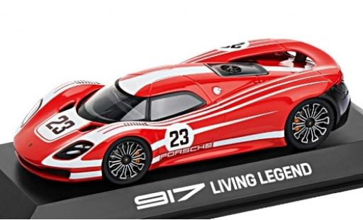 Porsche 917 1/43 Spark Living Legend rojo/blanco 2013 No.23 Salzburg coche miniatura