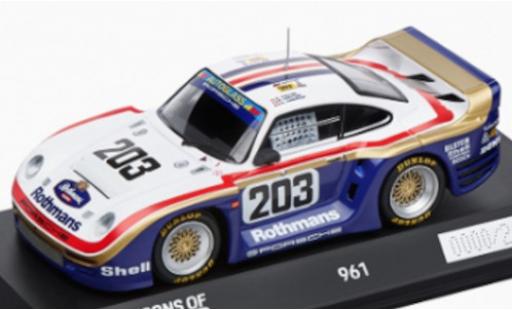 Coche miniatura Porsche 961 1/43 Spark No.203 Rothmans AG Rothmans 24h Le Mans 1987 R.Metge/C.Haldi/K.Nierop Porsche 961 1/43 Spark No.203 Rothmans AG Rothmans 24h Le Mans 1987 R.Metge/C.Haldi/K.Nierop coche miniatura