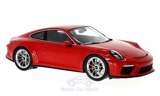 Porsche 991 GT3 1/18 Spark GT3 Touring Package rojo coche miniatura