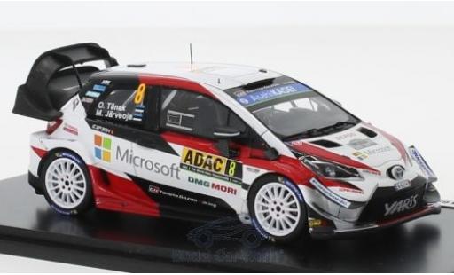 Toyota Yaris 1/43 Spark WRC No.8 Gazoo Racing Rallye WM Rallye Deutschland 2018 O.Tänak/M.Jarveoja coche miniatura