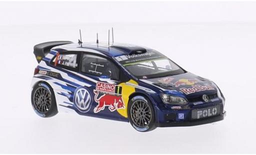 Coche miniatura Volkswagen Polo 1/43 Spark R WRC No.1 Motorsport Red Bull Rallye WM Rallye Monte-Carlo 2015 S.Ogier/J.Ingrassia Volkswagen Polo 1/43 Spark R WRC No.1 Motorsport Red Bull Rallye WM Rallye Monte-Carlo 2015 S.Ogier/J.Ingrassia coche miniatura
