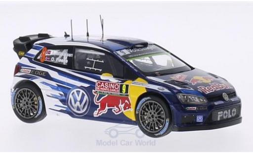 Coche miniatura Volkswagen Polo 1/43 Spark R WRC No.9 Motorsport Red Bull Rallye WM Rallye Monte-Carlo 2015 A.Mikkelsen/O.Floene Volkswagen Polo 1/43 Spark R WRC No.9 Motorsport Red Bull Rallye WM Rallye Monte-Carlo 2015 A.Mikkelsen/O.Floene coche miniatura