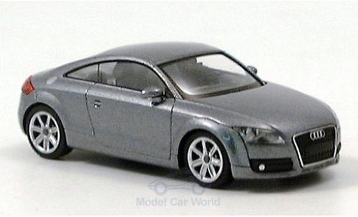 Audi TT coupe 1/87 Wiking Coupe metalico gris 2006 coche miniatura