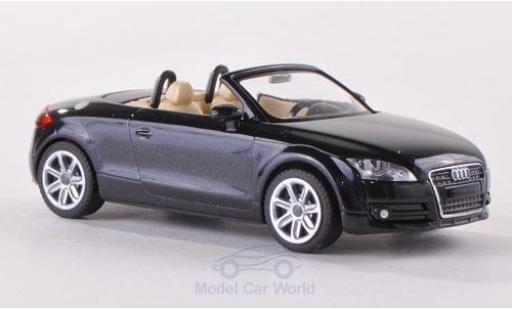 Coche miniatura Audi TT 1/87 Wiking Roadster (8J) metalico negro 2007 Audi TT 1/87 Wiking Roadster (8J) metalico negro 2007 coche miniatura