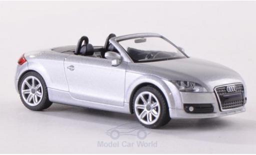 Audi TT 1/87 Wiking Roadster (8J) gris 2007 coche miniatura