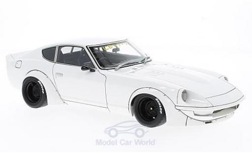 Nissan Fairlady Z S30 1/18 Ignition Model (S30) by Liberty Walk blanco RHD coche miniatura