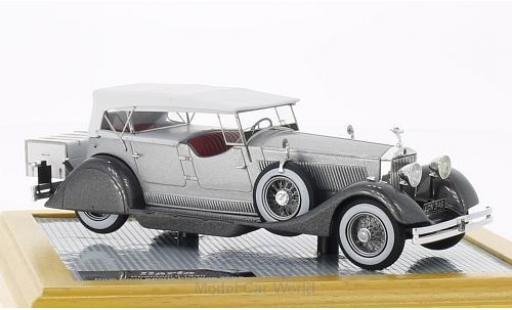 Coche miniatura Rolls Royce Phantom 1/43 Ilario II Dual Cowl Sports Phaeton Whittingham & Mitchel gris/metalico gris 1930 sn25EX Rolls Royce Phantom 1/43 Ilario II Dual Cowl Sports Phaeton Whittingham & Mitchel gris/metalico gris 1930 sn25EX coche miniatura