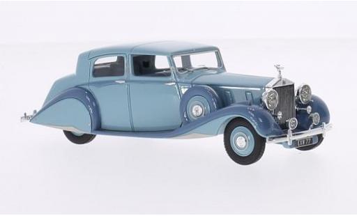 Coche miniatura Rolls Royce Phantom 1/43 Ilario III Sedanca De Ville Hooper azul/gris RHD 1938 sn 3CP200 Rolls Royce Phantom 1/43 Ilario III Sedanca De Ville Hooper azul/gris RHD 1938 sn 3CP200 coche miniatura