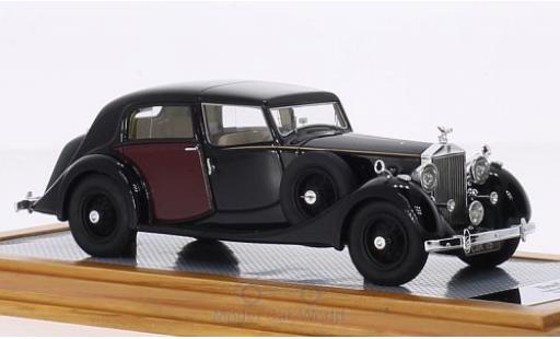 Rolls Royce Phantom 1/43 Ilario III Sedanca de Ville Park Ward negro/rojo RHD 1937 sn3CP192 coche miniatura
