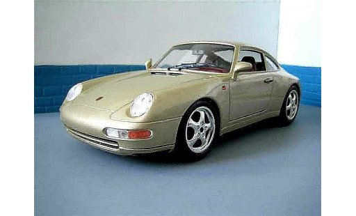 Porsche 911 Carrera 1/18 Burago champagne coche miniatura