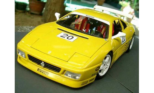 Ferrari 348 TB 1/18 Burago race car coche miniatura