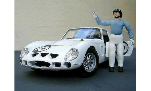 Ferrari 250 GTO 1/18 Burago graham hill blanco coche miniatura