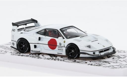 Coche miniatura Ferrari F40 1/64 INNO64 LBWK blanche/Décorer Ferrari F40 1/64 INNO64 LBWK blanche/Décorer coche miniatura