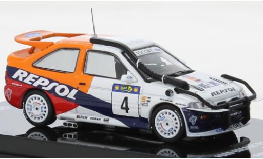 Coche miniatura Ford Escort 1/64 INNO64 RS Cosworth No.4 Pilote Team Repsol Rallye WM Safari Rallye 1996 Ford Escort 1/64 INNO64 RS Cosworth No.4 Pilote Team Repsol Rallye WM Safari Rallye 1996 coche miniatura