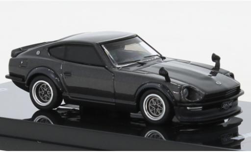 Coche miniatura Nissan Fairlady Z 1/64 INNO64 (S30) metallise gris Nissan Fairlady Z 1/64 INNO64 (S30) metallise gris coche miniatura