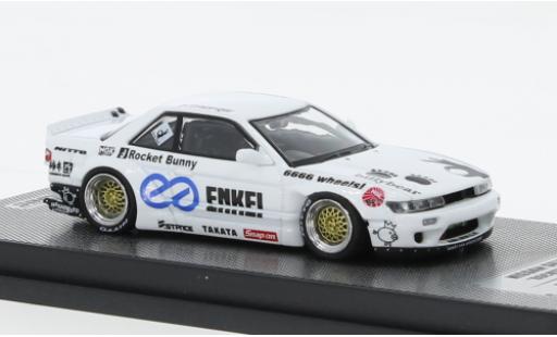 Coche miniatura Nissan Silvia 1/64 INNO64 (S13) Pandem V2 blanche RHD Nissan Silvia 1/64 INNO64 (S13) Pandem V2 blanche RHD coche miniatura