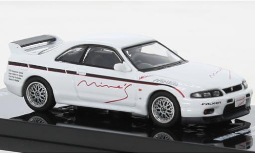 Coche miniatura Nissan Skyline 1/64 INNO64 GT-R N1 (R33) Tuned by Mines blanche RHD Nissan Skyline 1/64 INNO64 GT-R N1 (R33) Tuned by Mines blanche RHD coche miniatura