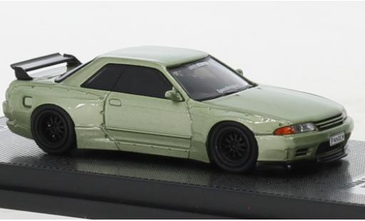 Coche miniatura Nissan Skyline 1/64 INNO64 GT-R (R32) Pandem metallise la chaux RHD Nissan Skyline 1/64 INNO64 GT-R (R32) Pandem metallise la chaux RHD coche miniatura