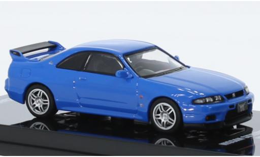 Coche miniatura Nissan Skyline 1/64 INNO64 GT-R (R33) LM limited azul RHD Nissan Skyline 1/64 INNO64 GT-R (R33) LM limited azul RHD coche miniatura