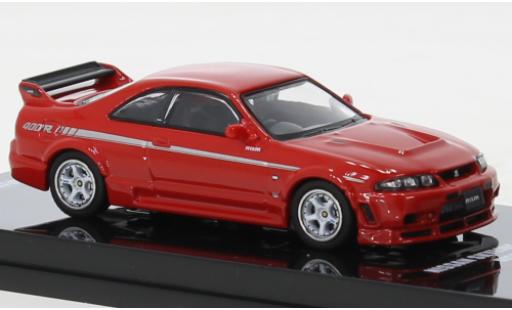 Coche miniatura Nissan Skyline 1/64 INNO64 GT-R (R33) Nismo 400 R rojo RHD Nissan Skyline 1/64 INNO64 GT-R (R33) Nismo 400 R rojo RHD coche miniatura
