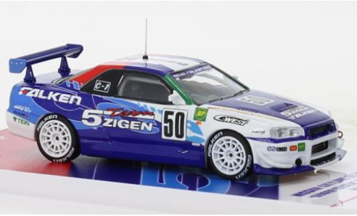 Coche miniatura Nissan Skyline 1/64 INNO64 GT-R (R34) RHD No.50 Super 2000 Nissan Skyline 1/64 INNO64 GT-R (R34) RHD No.50 Super 2000 coche miniatura