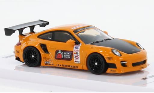 Coche miniatura Porsche 991 1/64 INNO64 911 (997) Liberty Walk naranja/negro 2014 Porsche 991 1/64 INNO64 911 (997) Liberty Walk naranja/negro 2014 coche miniatura