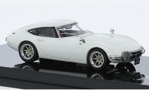 Coche miniatura Toyota 2000 GT 1/64 INNO64 (MF10) blanche RHD Toyota 2000 GT 1/64 INNO64 (MF10) blanche RHD coche miniatura