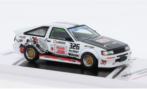 Coche miniatura Toyota Corolla 1/64 INNO64 Levin (AE86) RHD Trackerz Racing Toyota Corolla 1/64 INNO64 Levin (AE86) RHD Trackerz Racing coche miniatura